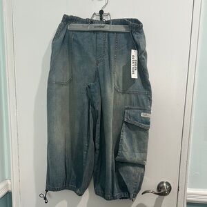 Brand New! Urban Outfitters baggy wide leg denim